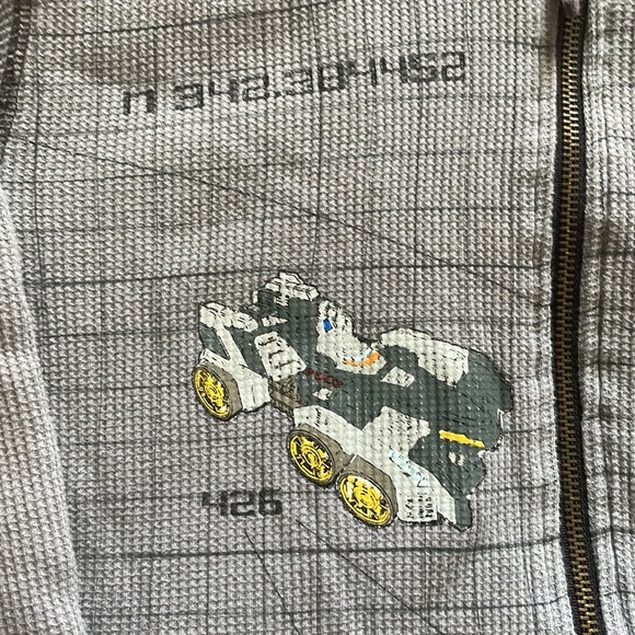 Vintage Rare Disney Store Power Rangers Zip-Up Hoodie Jacket - Picture 2 of 10